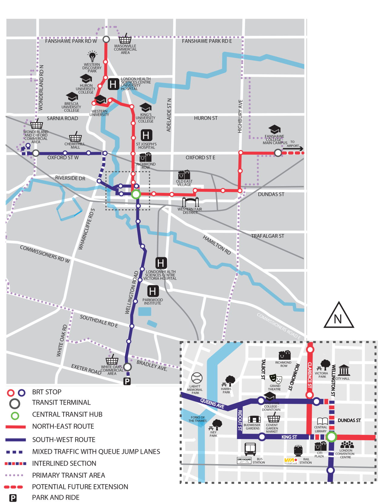 BRT North and West Legs